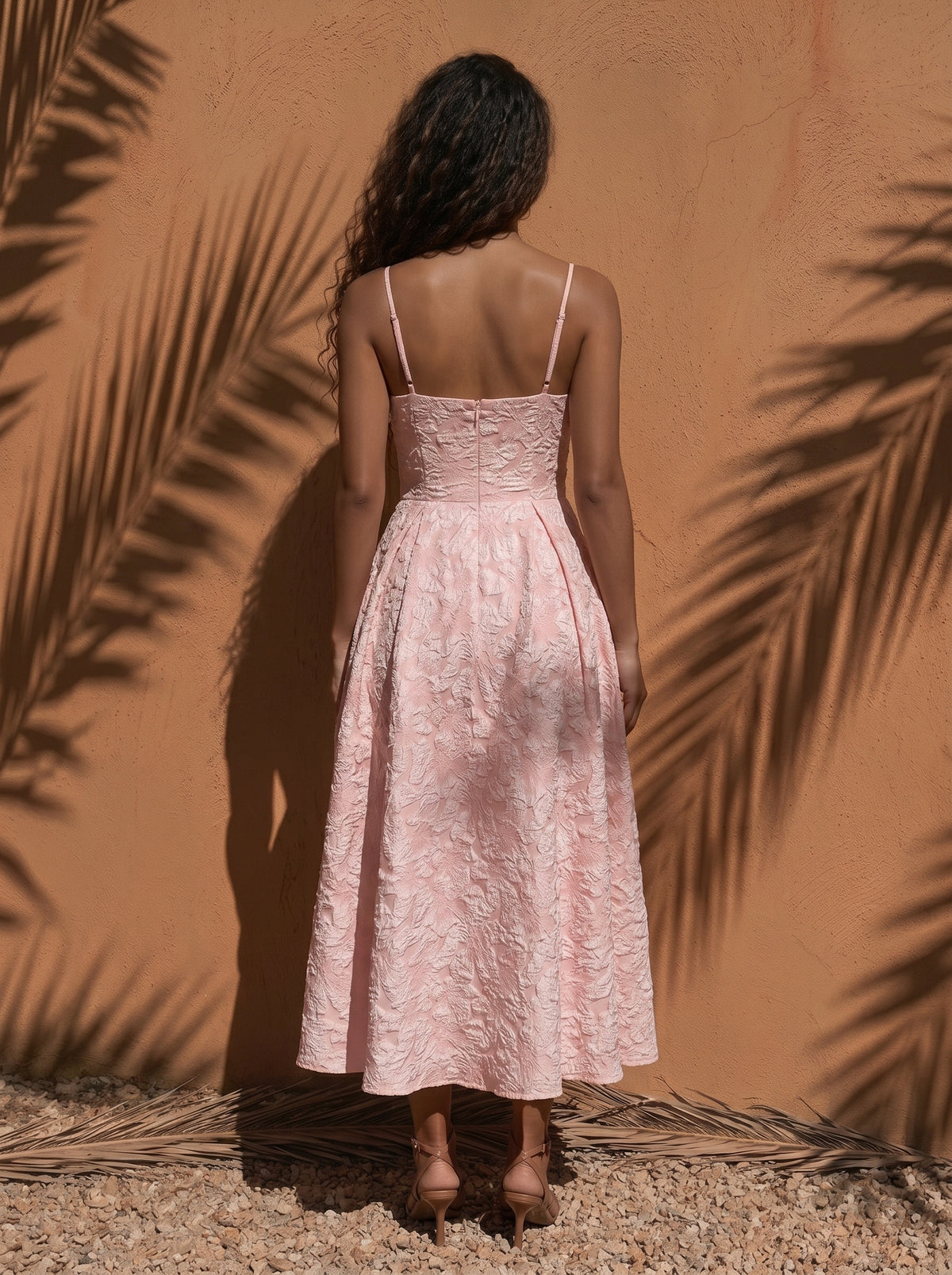 Amalie Jacquard Midi Dress