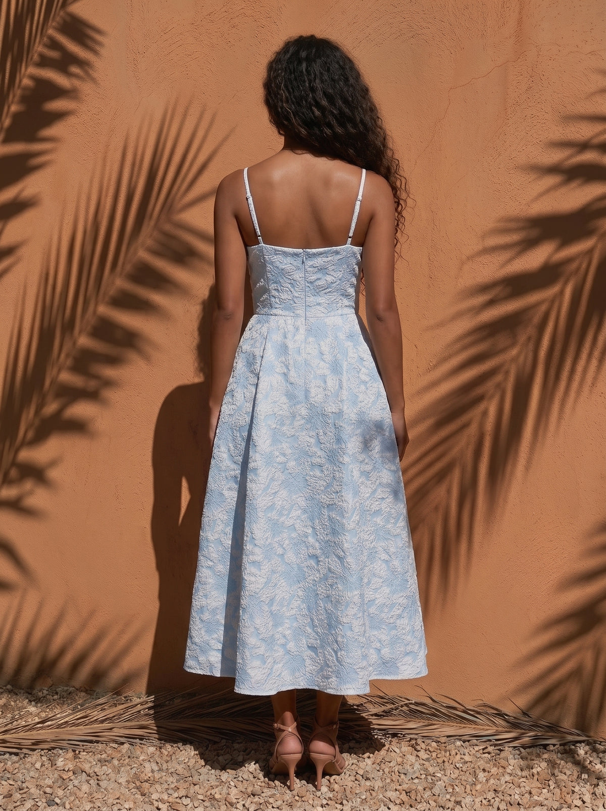 Amalie Jacquard Midi Dress