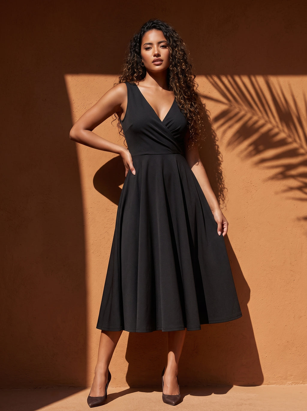 Élise A-Line Midi Dress